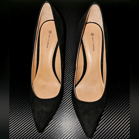 Call It Spring Shoes - Call it Spring 8 1/2 Black stiletto heels